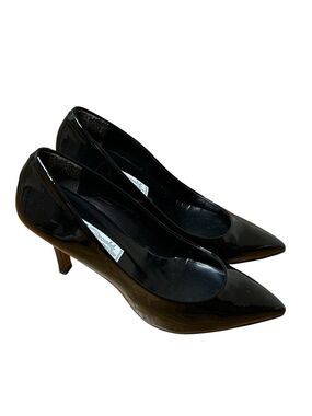 Arnold Churgin Women's Patent Leather Black Pumps- Size 39.5 / 9